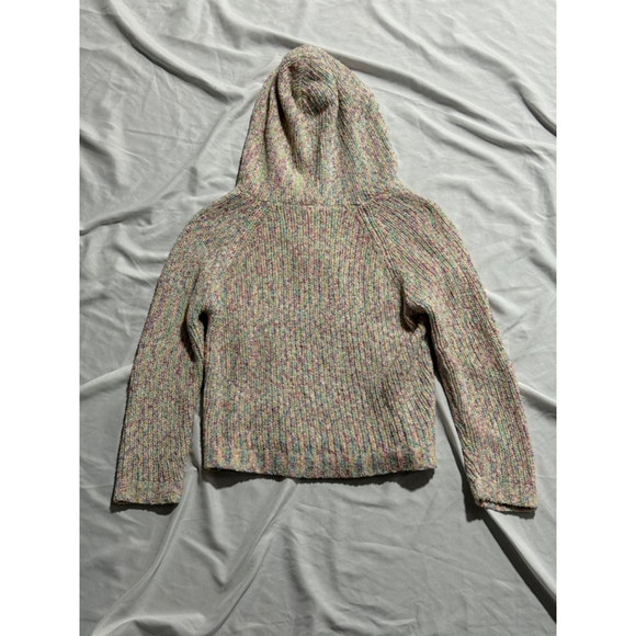 Multicolor Knit Hoodie Size S - Picture 2 of 2